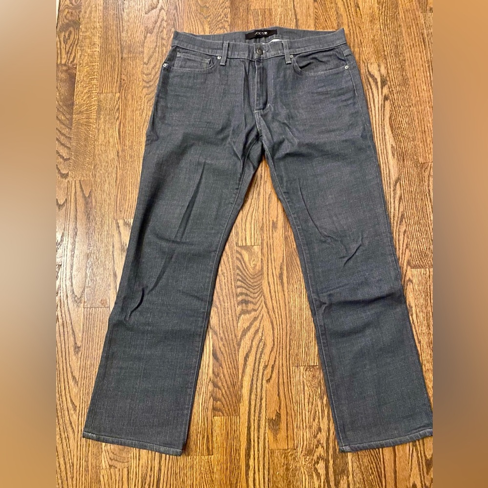 Joe's Jeans Dark Gray Denim 34x30 Slim Straight